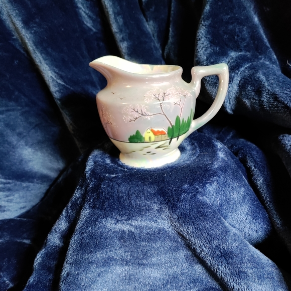 Antique lusterware tea set service for 4 - Picture 4 of 12